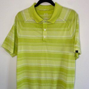 Oakley Bright Green Golf Polo - Medium Regular Fit - Energize Your Game